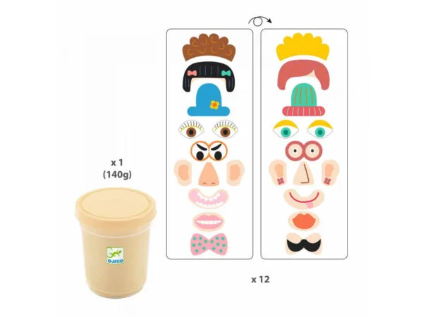 I volti in plastilina Djeco LAST CHANCE