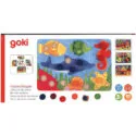 Gioco da tavolo Goki con cubo a colori