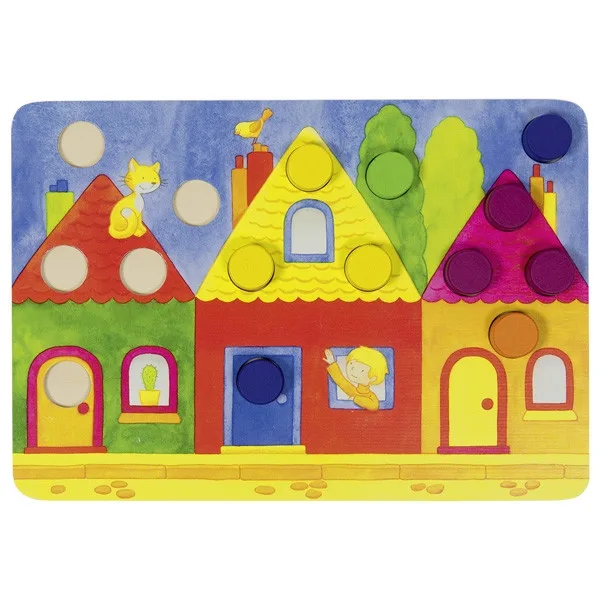 Gioco da tavolo Goki con cubo a colori