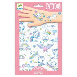 Djeco tattoo 75 unicorns