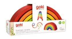 Goki small wooden rainbow