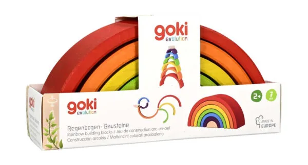 Goki piccolo arcobaleno in legno