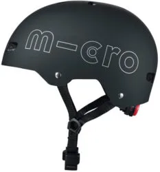 Micro M 54-58 cm črna otroška čelada