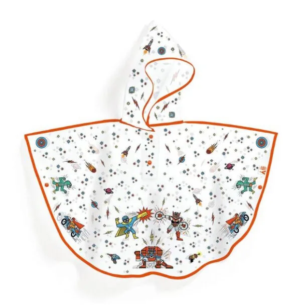 Djeco poncho mantello super eroe 5-7 anni