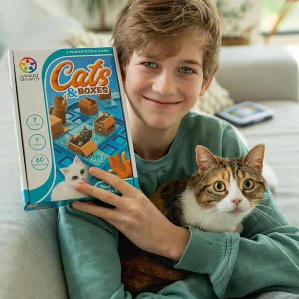 Giochi intelligenti Gattini che saltano nelle scatole
