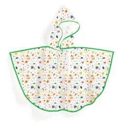 Djeco poncho mantello foresta 3-5 anni