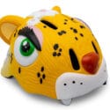 Casco per bambini Crazy Animal 49-55 cm giallo leopardo