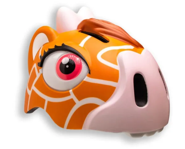 Verrücktes Tier 49-55 cm braun Giraffe Kinderhelm 