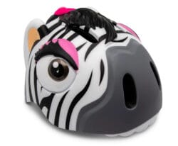 Crazy animal 49-55 cm zebra children's helmet