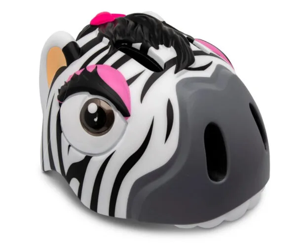 Verrücktes Tier 49-55 cm Zebra Kinderhelm
