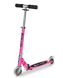 Micro Sprite LED Scooter rosa per bambini