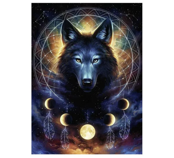 Puzzle Ravensburger Lupo splendente