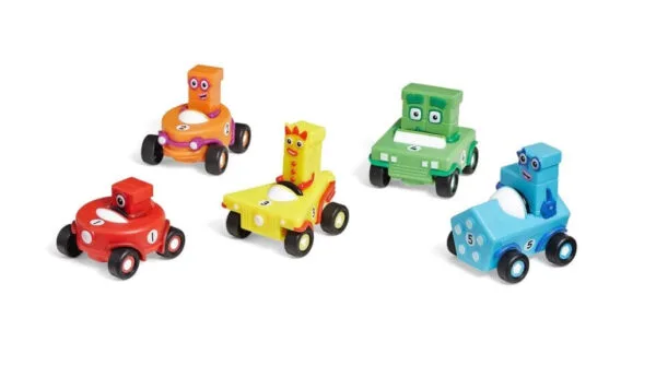 LR Zahlenblock-Set Mini-Fahrzeuge