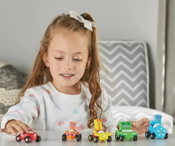LR Zahlenblock-Set Mini-Fahrzeuge