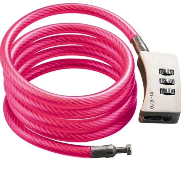 Micro Fahrradschloss rosa