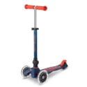 Micro scooter Mini pieghevole LED blu