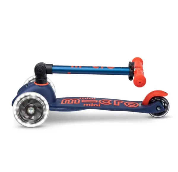 Micro Scooter Mini faltbar blau LED