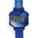 Djeco Prisma digital clock blue