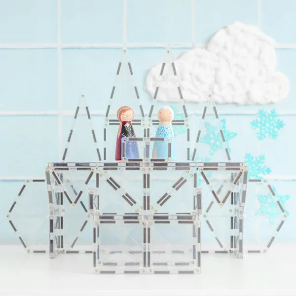 Connetix clear starter pack 34 pezzi