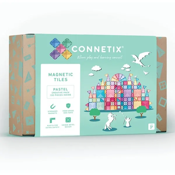 Connetix pastello creativo confezione da 120 pezzi