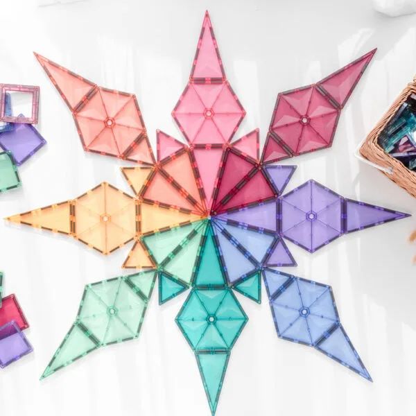 Connetix geometria pastello confezione da 40 pezzi