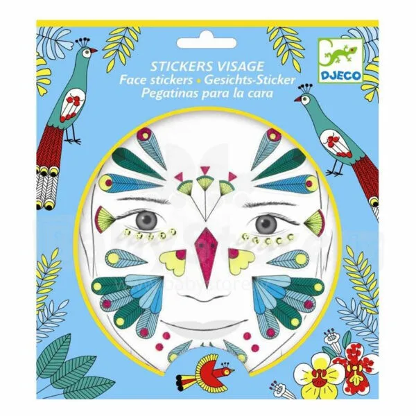 Djeco Gesicht Tattoo Vogel LAST CHANCE
