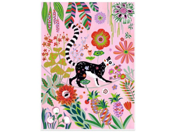 Poster da colorare Djeco 3 Wilderness