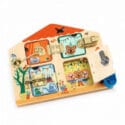 Djeco Cabanalock Kreidetafel mit Schlössern