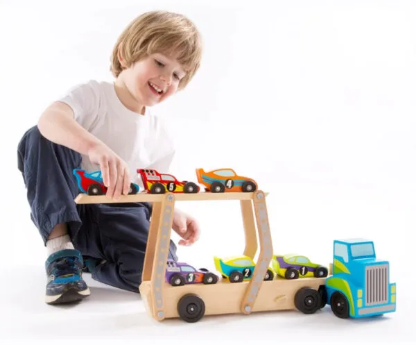 M&D truck for transporting racing vehicles
