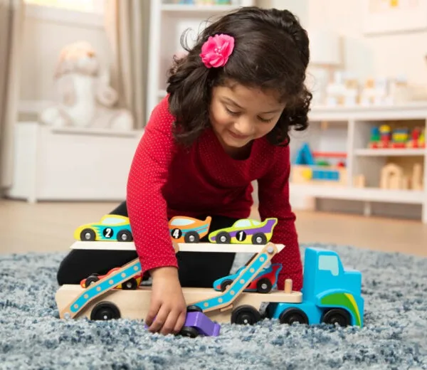 M&D truck for transporting racing vehicles
