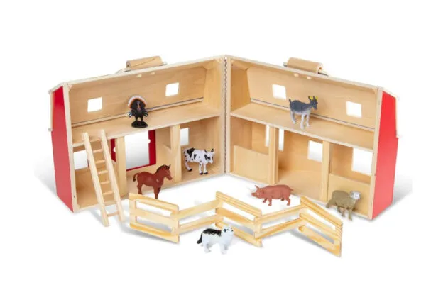 M&D klappbarer Tierstall aus Holz