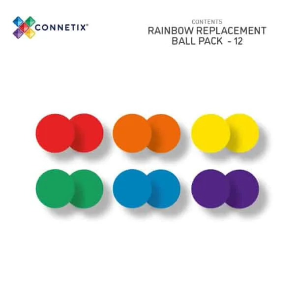 Connetix Rainbow Ball Confezione da 12 pezzi