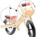 Trybike sjedalo, jastučić i upravljač ružičasti