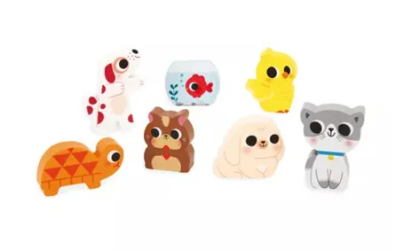 Inserto di Janod con figure Animali domestici