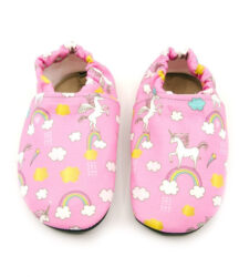 Pink unicorn wading slippers
