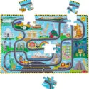 M&D Bodenpuzzle Straße mit Autos