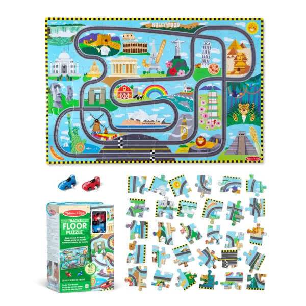 M&D Bodenpuzzle Straße mit Autos