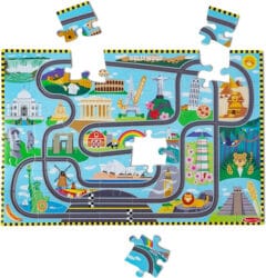M&D Floor puzzle Road with cars