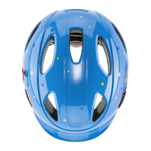 Casco per bambini Uvex 45-50 cm stile Oyo blu rocket