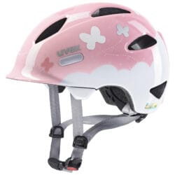 Uvex 50-54 cm Oyo Stil Schmetterling rosa Kinderhelm