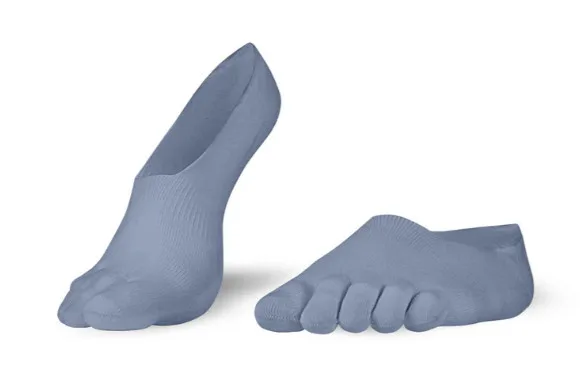 Calzini Knitido Essentials No Show blu/grigio
