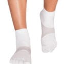 Knitido Marathon TS Socken weiß/silbergrau