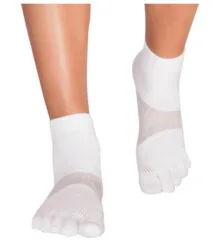 Knitido Marathon TS Socken weiß/silbergrau