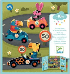 Djeco removable car stickers
