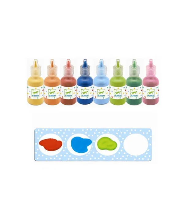 Djeco colori a tempera 8 pezzi
