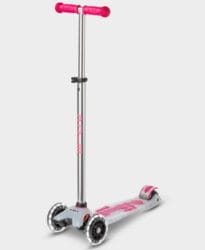 Micro skiro Maxi Deluxe Flux pink LED