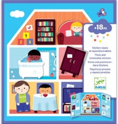 Djeco We create with stickers House