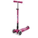 Micro scooter Maxi pieghevole raspberry LED