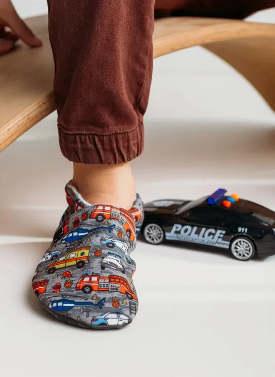 Pantofole classiche e confortevoli Rescue Cars