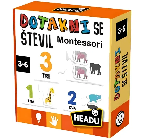 Headu Montessori Dotakni se števil SLO